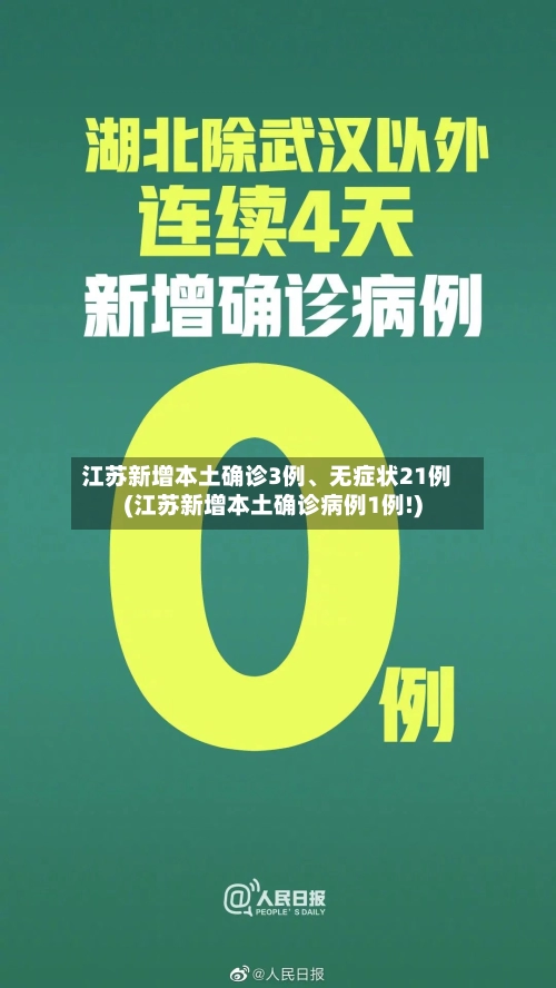 江苏新增本土确诊3例、无症状21例(江苏新增本土确诊病例1例!)-第2张图片
