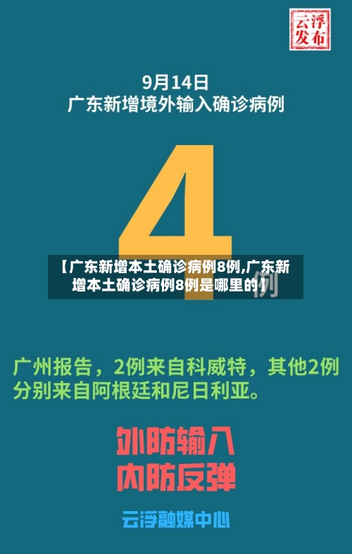 【广东新增本土确诊病例8例,广东新增本土确诊病例8例是哪里的】