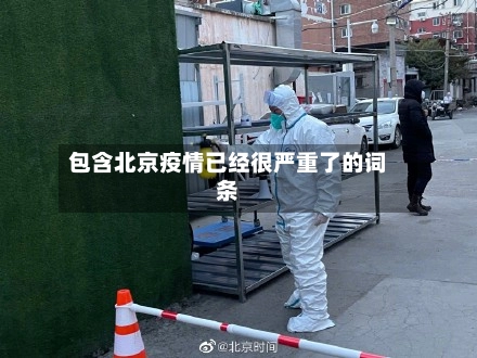 包含北京疫情已经很严重了的词条-第2张图片