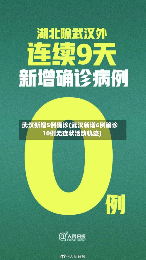 武汉新增5例确诊(武汉新增6例确诊10例无症状活动轨迹)