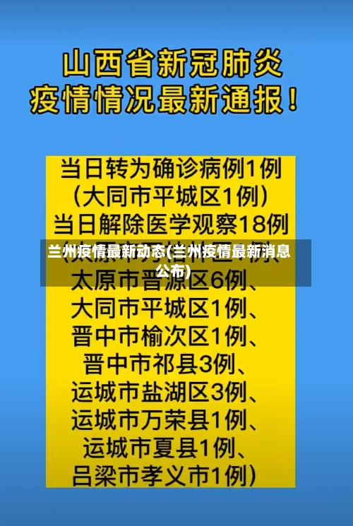 兰州疫情最新动态(兰州疫情最新消息公布)-第2张图片