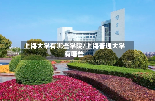 上海大学有哪些学院/上海普通大学有哪些