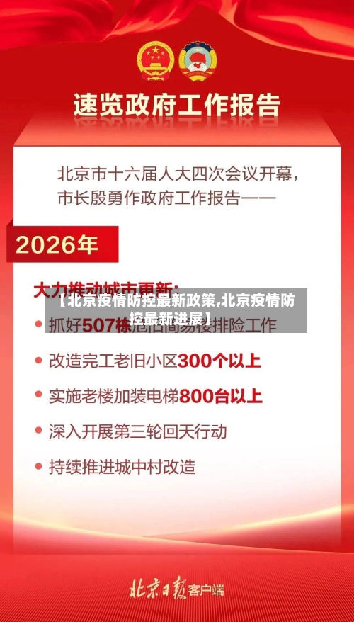 【北京疫情防控最新政策,北京疫情防控最新进展】