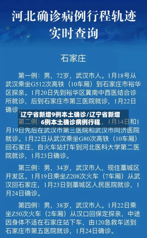 辽宁省新增9例本土确诊/辽宁省新增6例本土确诊病例行程