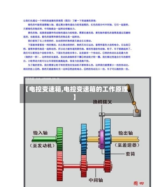 【电控变速箱,电控变速箱的工作原理】