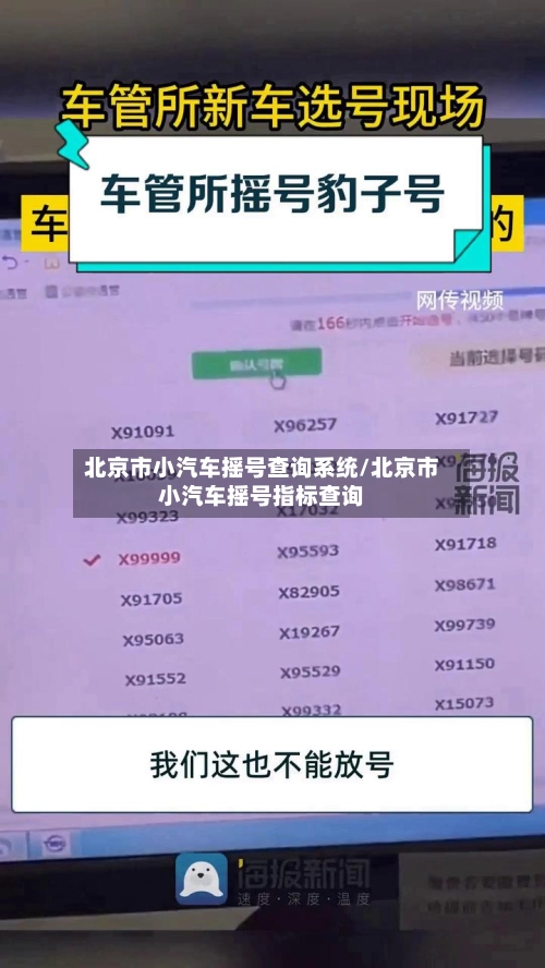 北京市小汽车摇号查询系统/北京市小汽车摇号指标查询-第2张图片