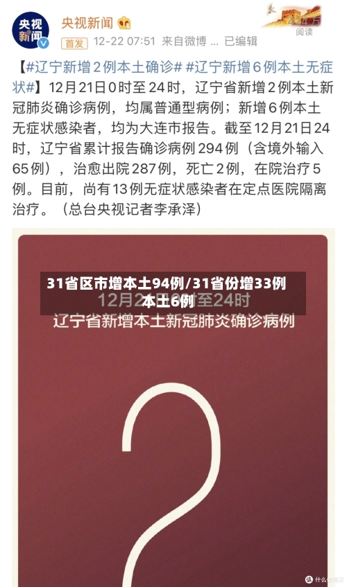 31省区市增本土94例/31省份增33例 本土6例-第2张图片