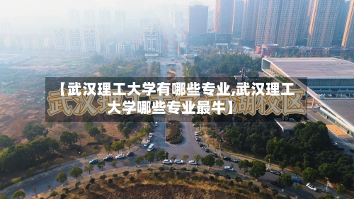 【武汉理工大学有哪些专业,武汉理工大学哪些专业最牛】