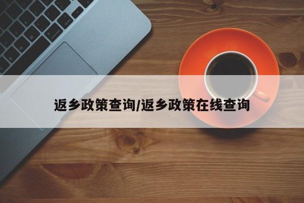 返乡政策查询/返乡政策在线查询